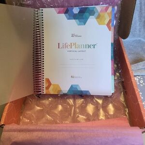 Erin Condren 12 Month 2026 LifePlanner With Colorful Geometric Design